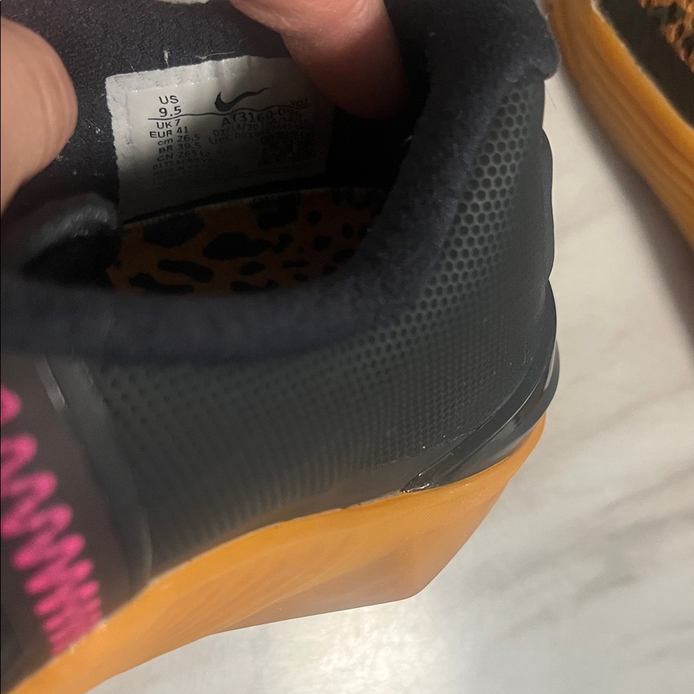 Nike Women's Athletic Shoes - Leopard Print with Gold and Black. See last pic sm - Picture 6 of 8